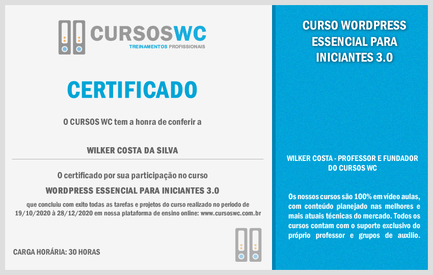 MODELO CERTIFICADO