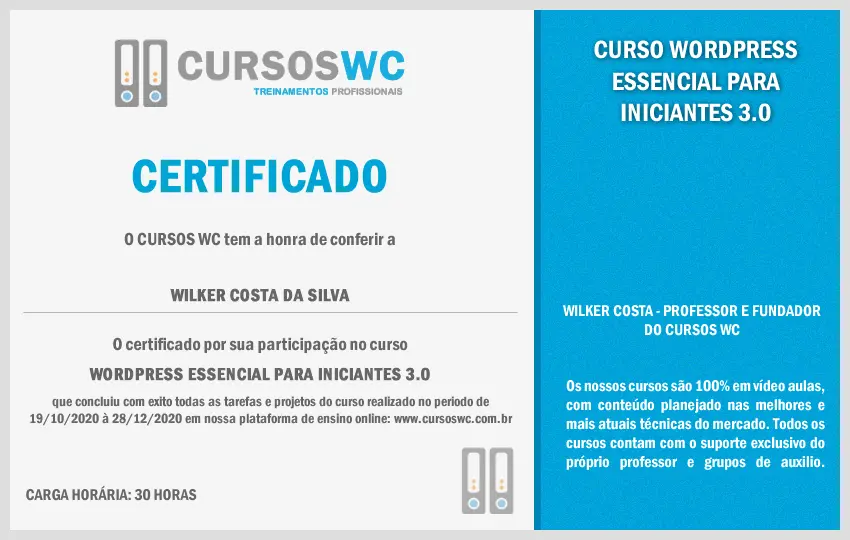 MODELO CERTIFICADO