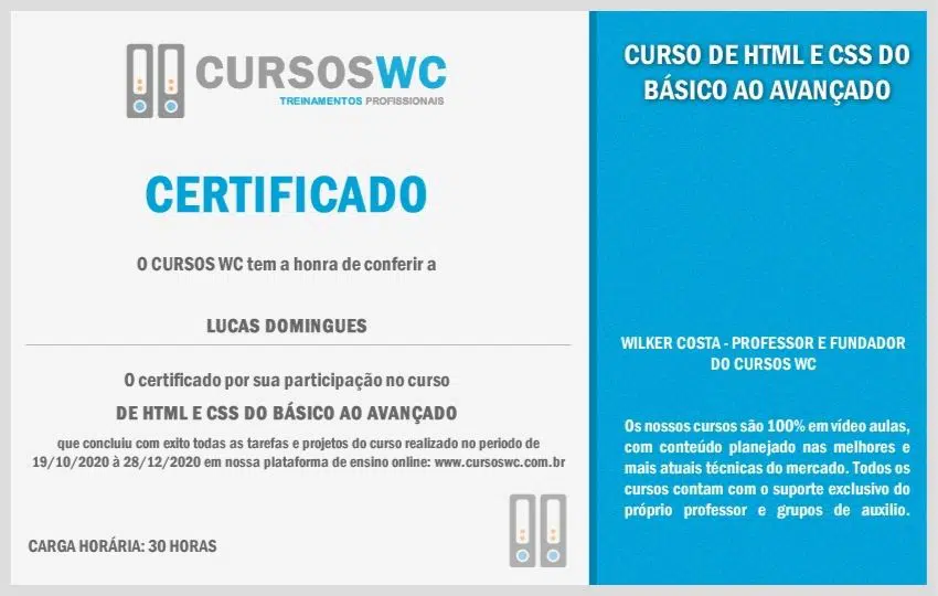 modelo certificado